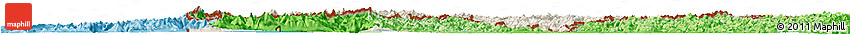Shaded Relief Horizon Map of Switzerland, political shades outside Shaded Relief Horizon Map of Switzerland, political shades outside