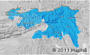 Political Shades 3D Map of Nordwestschweiz, lighten, desaturated