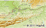 Physical 3D Map of Basel-Landschaft