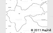 Blank Simple Map of Basel-Stadt