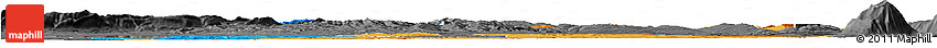 Political Horizon Map of Nordwestschweiz, darken, desaturated