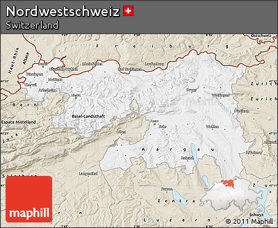 Classic Style Map of Nordwestschweiz