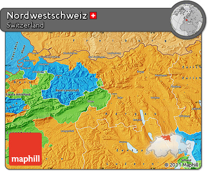 Political Map of Nordwestschweiz