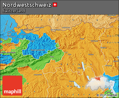 Political Map of Nordwestschweiz