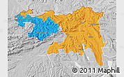 Political Map of Nordwestschweiz, lighten, desaturated