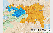 Political Map of Nordwestschweiz, lighten