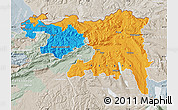 Political Map of Nordwestschweiz, lighten, semi-desaturated