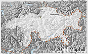 Gray 3D Map of Graubünden