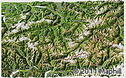 Satellite 3D Map of Graubünden