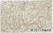 Shaded Relief 3D Map of Graubünden