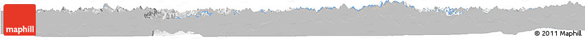 Gray Horizon Map of Graubünden, single color outside