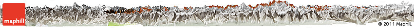 Physical Horizon Map of Graubünden, lighten, semi-desaturated