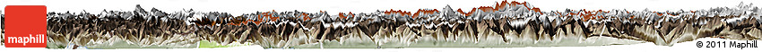 Physical Horizon Map of Graubünden, semi-desaturated