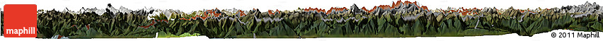 Satellite Horizon Map of Graubünden, darken
