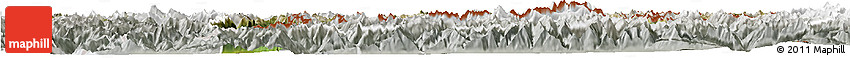 Satellite Horizon Map of Graubünden, lighten, semi-desaturated