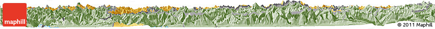 Savanna Style Horizon Map of Graubünden