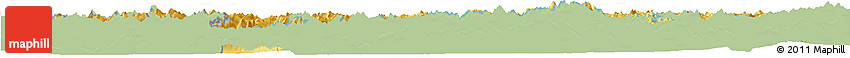 Savanna Style Horizon Map of Graubünden, single color outside