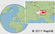 Savanna Style Location Map of Graubünden, highlighted country, highlighted parent region, within the entire country