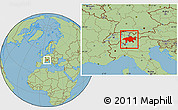 Savanna Style Location Map of Graubünden