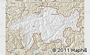 Classic Style Map of Graubünden