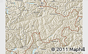 Shaded Relief Map of Graubünden