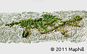 Satellite Panoramic Map of Graubünden, lighten