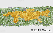 Savanna Style Panoramic Map of Graubünden