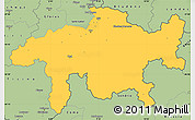 Savanna Style Simple Map of Graubünden