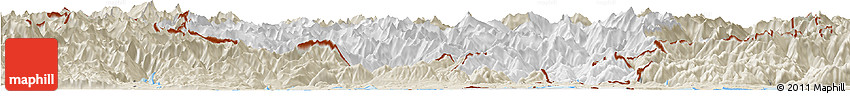 Classic Style Horizon Map of Tessin