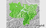 Political Shades Map of Zentralschweiz, lighten, desaturated