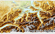 Physical 3D Map of Nidwalden