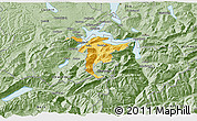 Savanna Style 3D Map of Nidwalden
