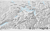 Silver Style 3D Map of Nidwalden
