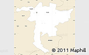 Classic Style Simple Map of Nidwalden