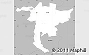 Gray Simple Map of Nidwalden