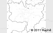 Blank Simple Map of Zentralschweiz, no labels