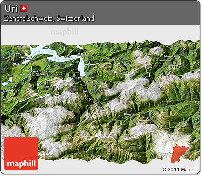 Satellite 3D Map of Uri