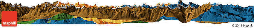 Political Horizon Map of Uri, darken