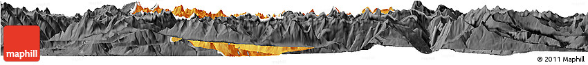Political Horizon Map of Uri, darken, desaturated