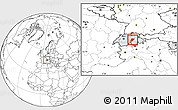 Blank Location Map of Uri, highlighted country, within the entire country
