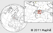 Blank Location Map of Uri, highlighted country, highlighted parent region, within the entire country