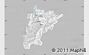 Gray Map of Uri, single color outside