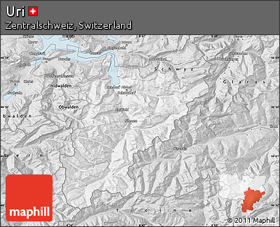 Silver Style Map of Uri