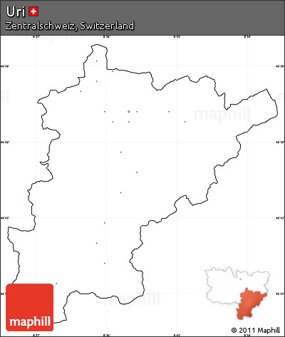 Blank Simple Map of Uri, cropped outside, no labels