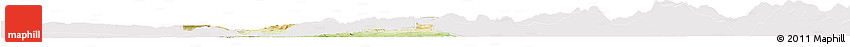 Physical Horizon Map of Zürich, cropped outside