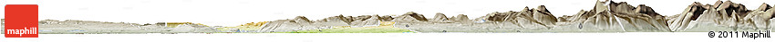 Physical Horizon Map of Zürich, semi-desaturated