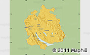 Savanna Style Map of Zürich, single color outside
