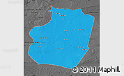 Political Map of Ar Raqqah, darken, desaturated