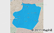 Political Map of Ar Raqqah, lighten, semi-desaturated