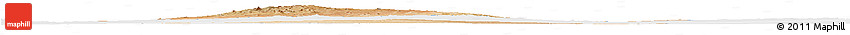 Satellite Horizon Map of As Suwayda, single color outside